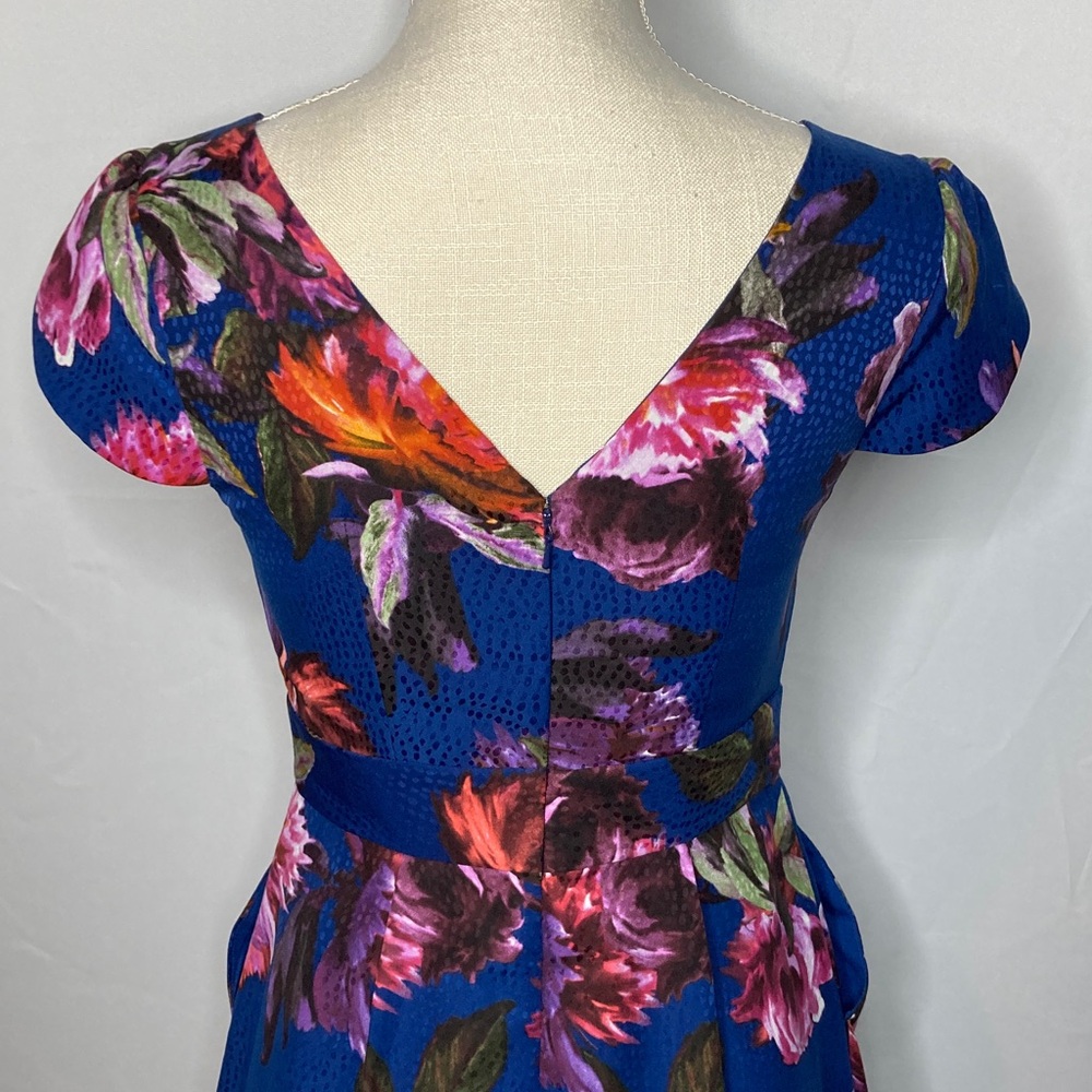 Anthropologie Moulinette Soeurs Rosada Blue Floral Dress - Picture 11 of 14